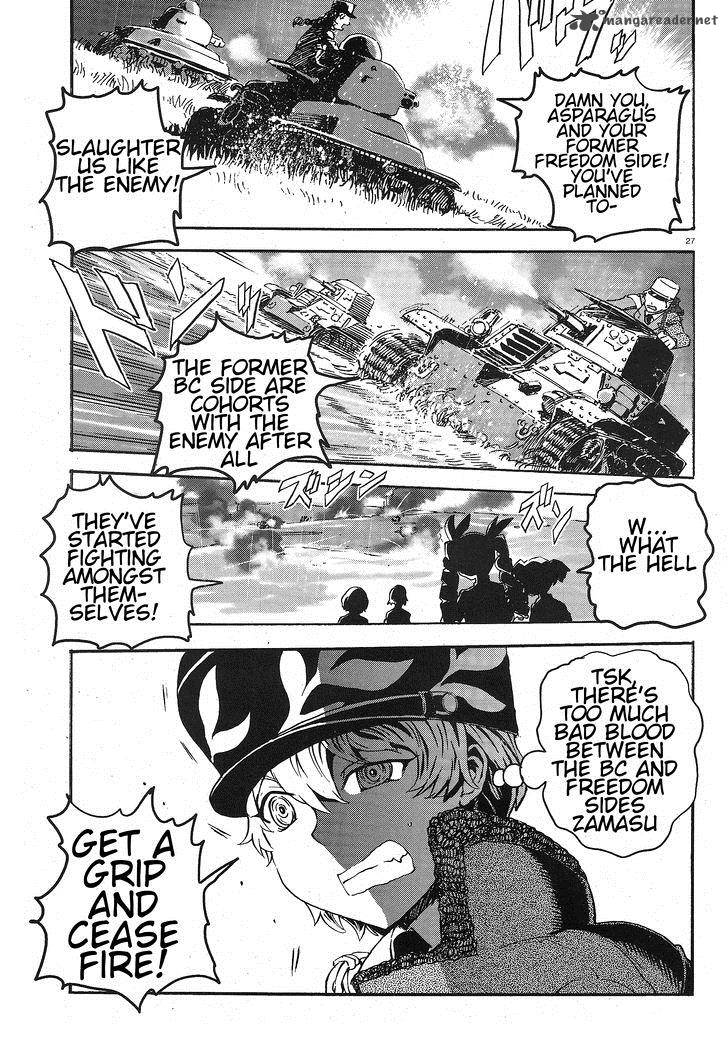 Girls Panzer Ribbon No Musha Chapter 6 Page 25