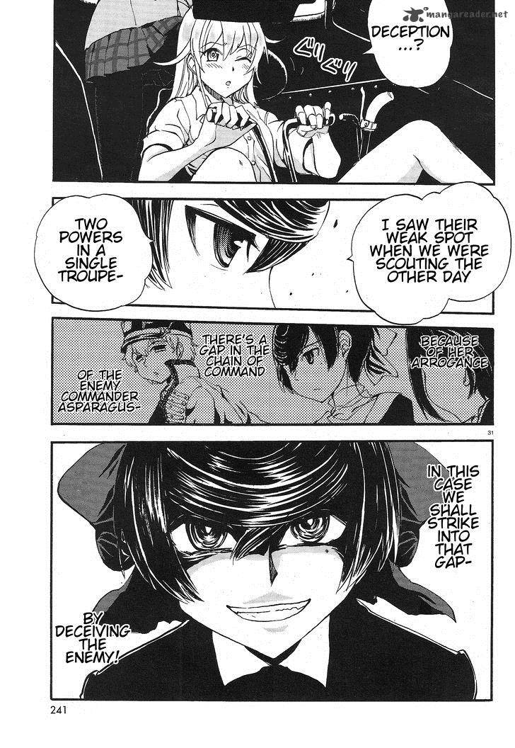 Girls Panzer Ribbon No Musha Chapter 6 Page 29