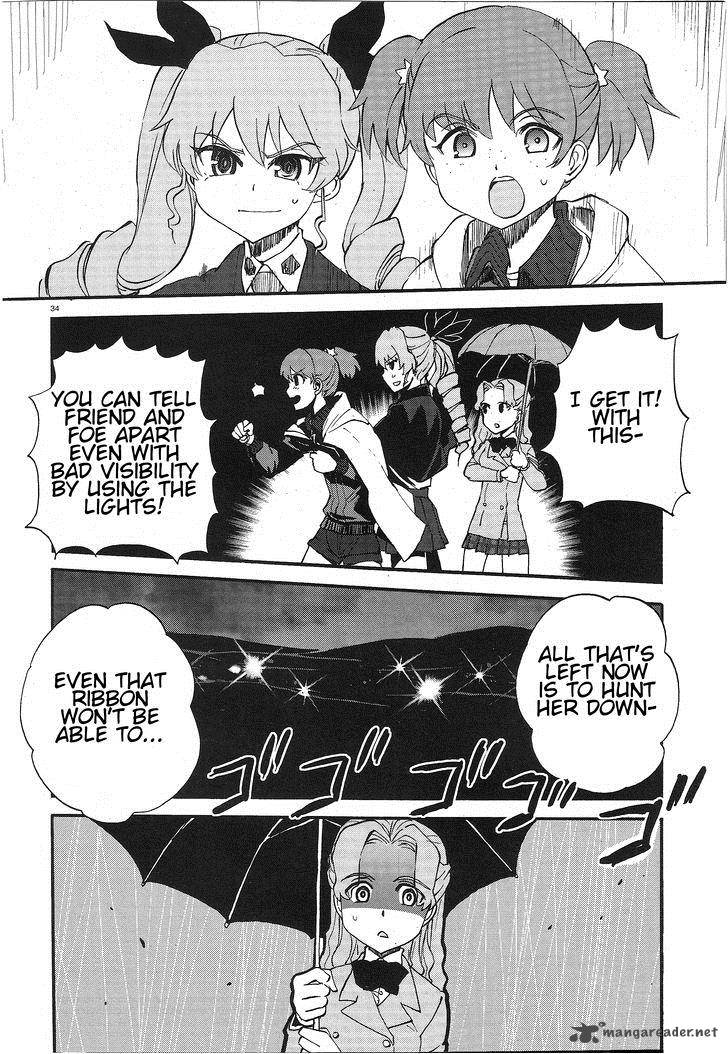 Girls Panzer Ribbon No Musha Chapter 6 Page 32