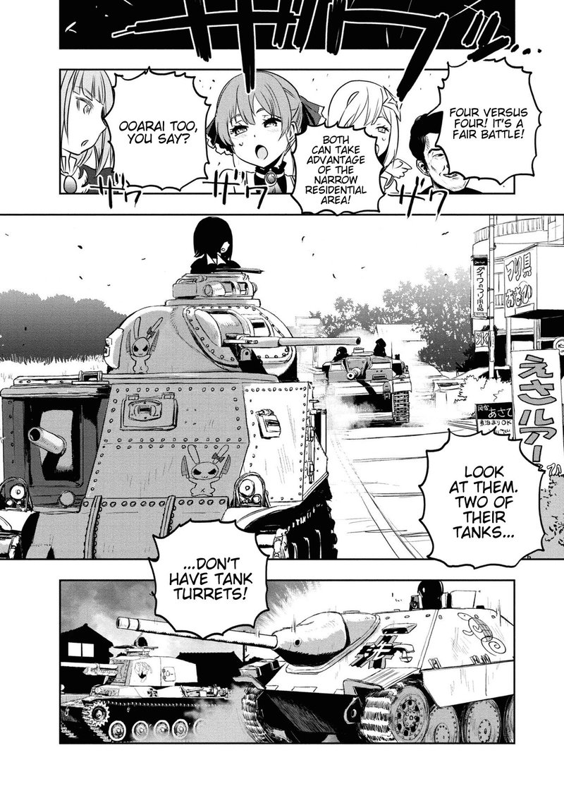 Girls Panzer Ribbon No Musha Chapter 61 Page 14