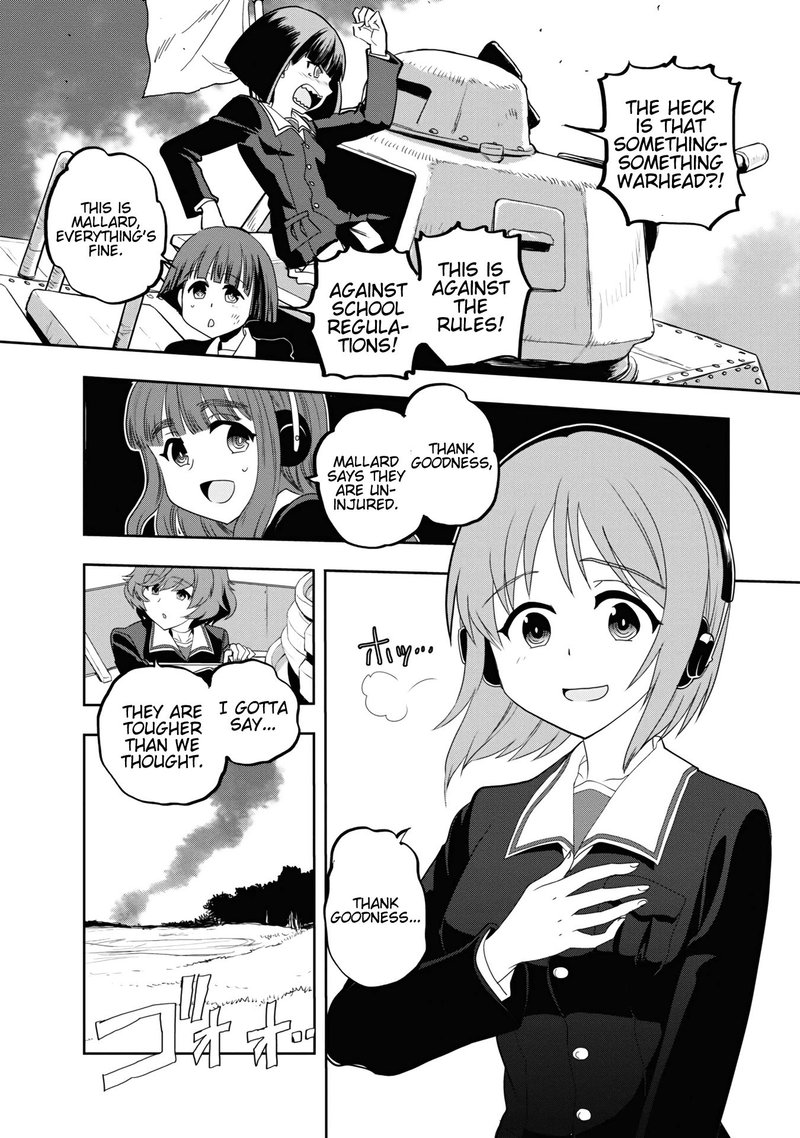 Girls Panzer Ribbon No Musha Chapter 61 Page 46