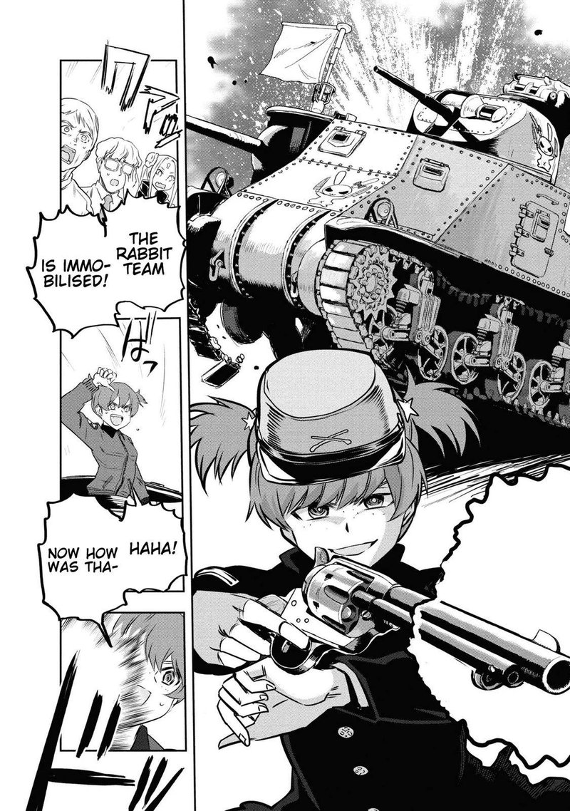 Girls Panzer Ribbon No Musha Chapter 62 Page 36