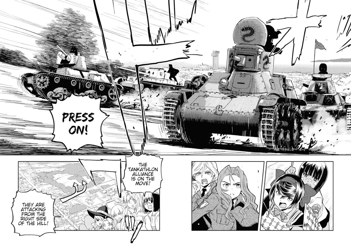 Girls Panzer Ribbon No Musha Chapter 63 Page 10