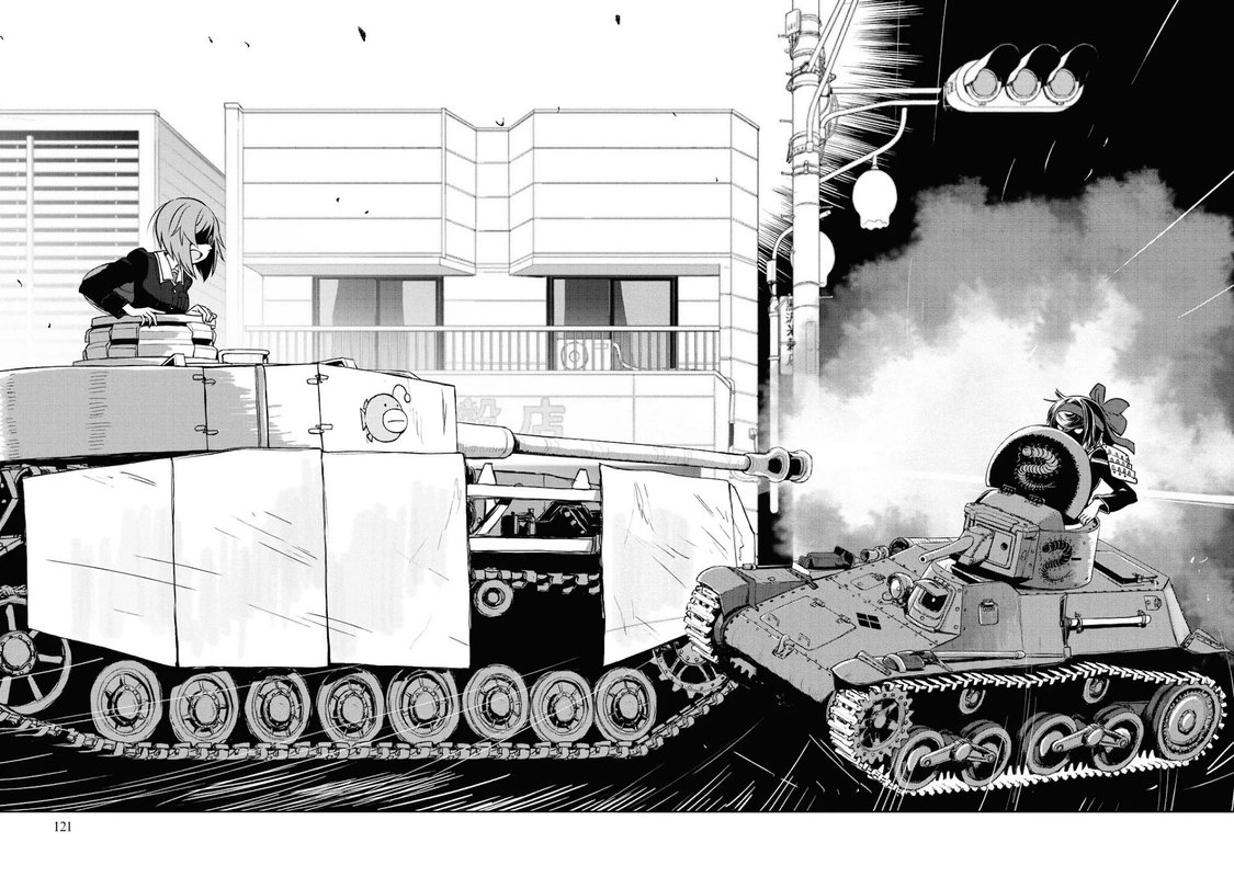 Girls Panzer Ribbon No Musha Chapter 63 Page 35