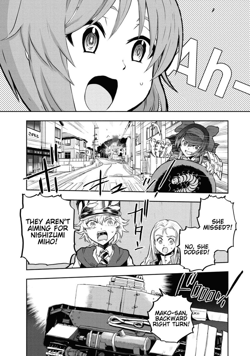 Girls Panzer Ribbon No Musha Chapter 63 Page 36