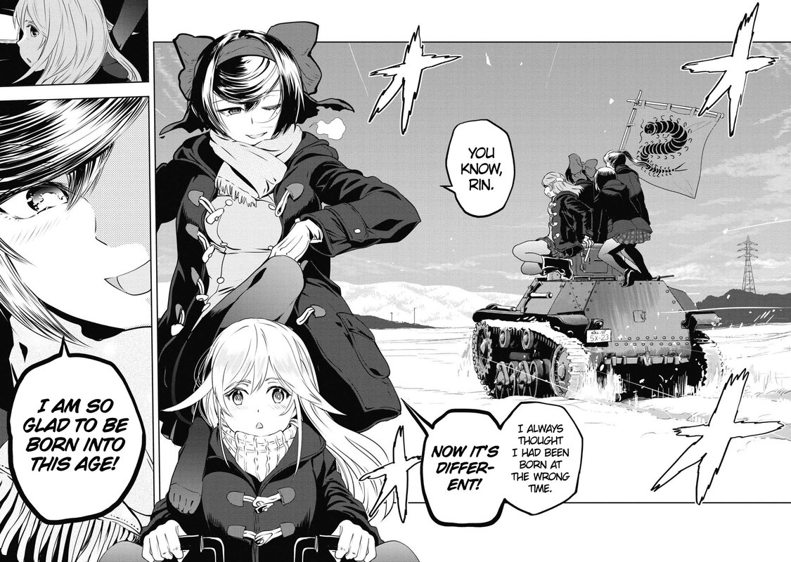 Girls Panzer Ribbon No Musha Chapter 64 Page 57