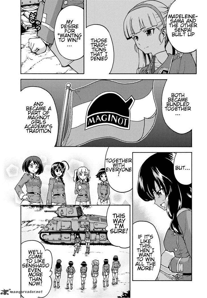 Girls Panzer Ribbon No Musha Chapter 8 Page 21