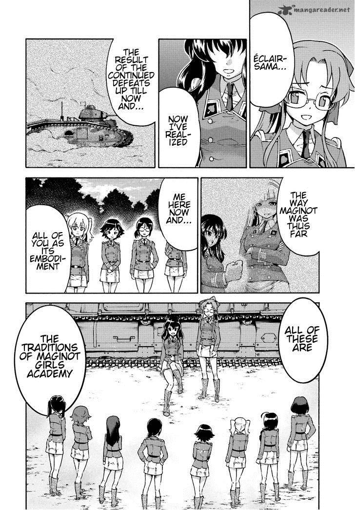 Girls Panzer Ribbon No Musha Chapter 8 Page 22
