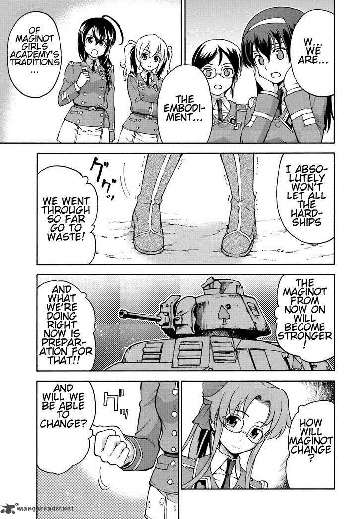 Girls Panzer Ribbon No Musha Chapter 8 Page 23