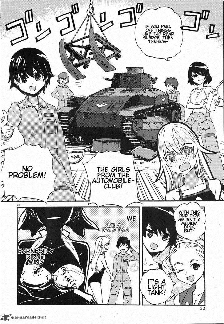 Girls Panzer Ribbon No Musha Chapter 9 Page 28