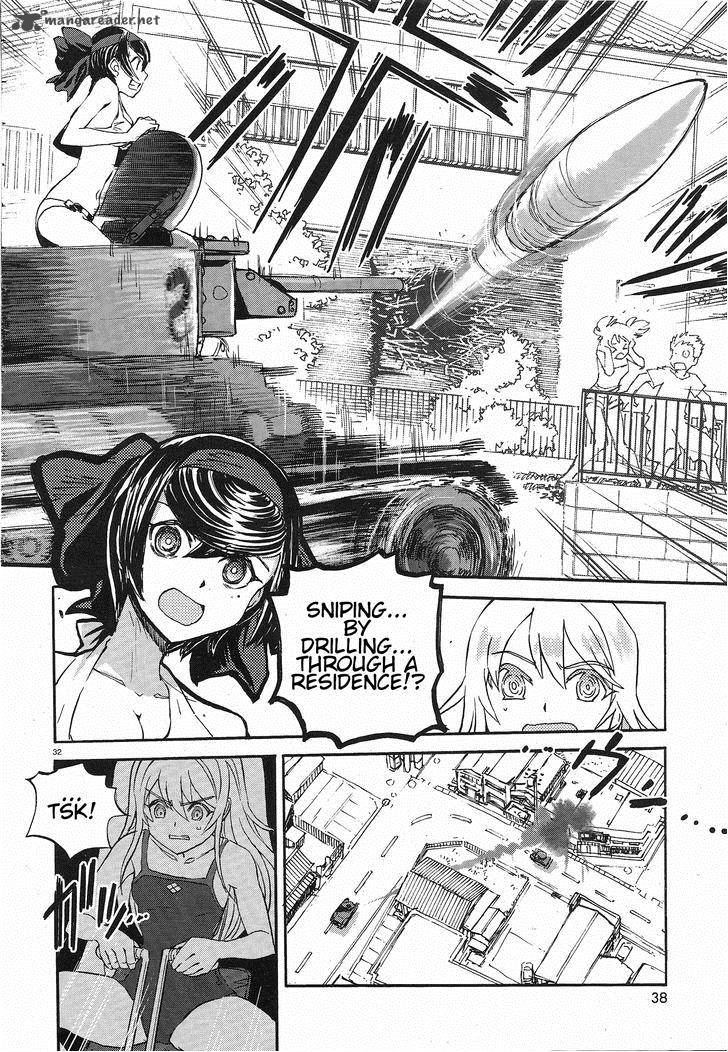 Girls Panzer Ribbon No Musha Chapter 9 Page 36