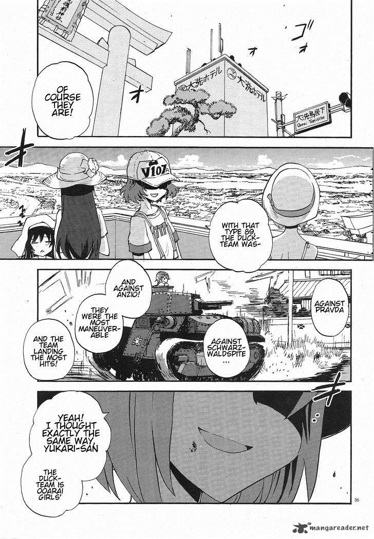 Girls Panzer Ribbon No Musha Chapter 9 Page 39
