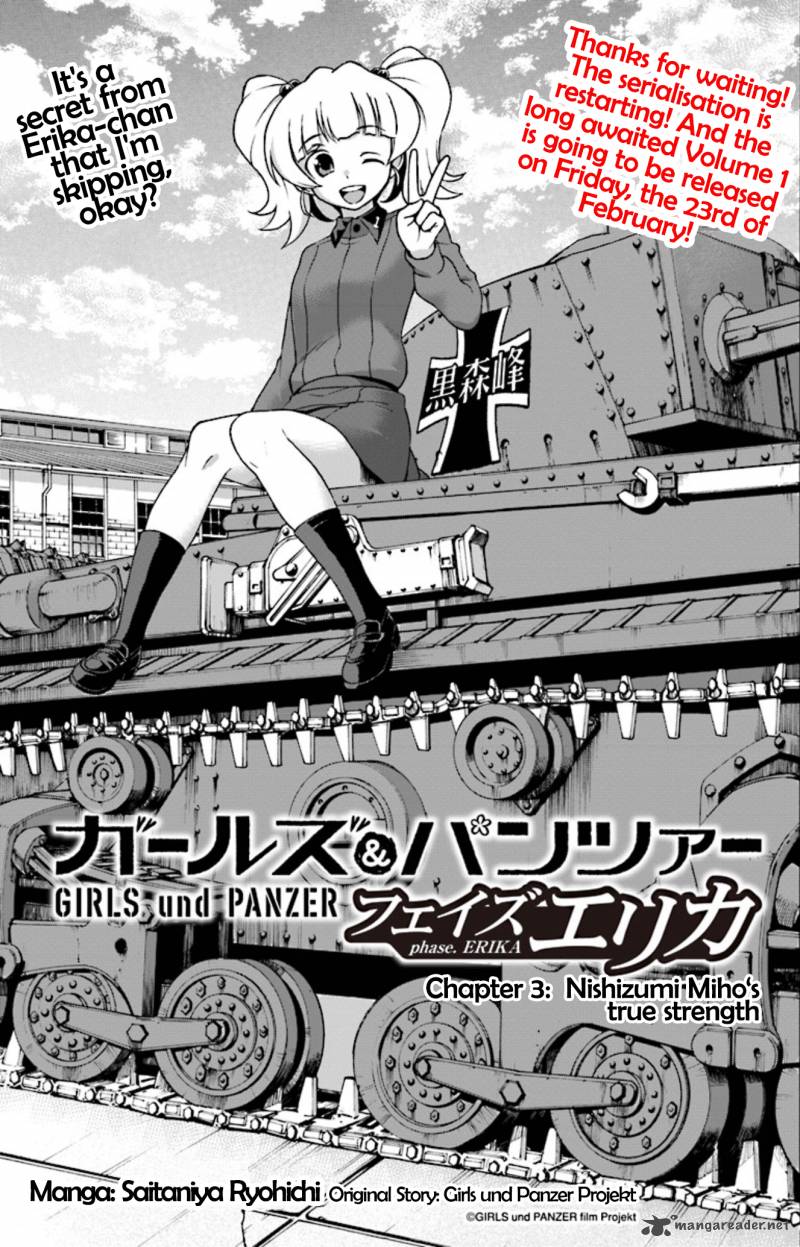 Girls Und Panzer Phaseerika Chapter 3 Page 1