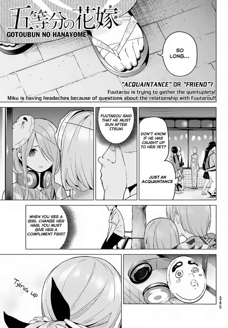 Go Toubun No Hanayome Chapter 10 Page 2