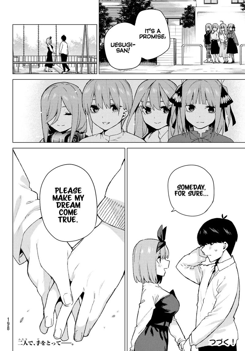 Go Toubun No Hanayome Chapter 119 Page 19