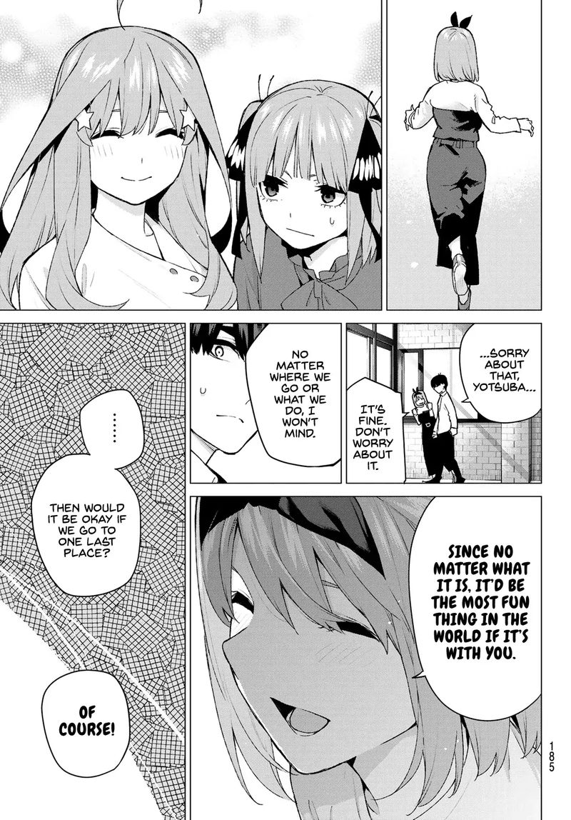 Go Toubun No Hanayome Chapter 119 Page 9