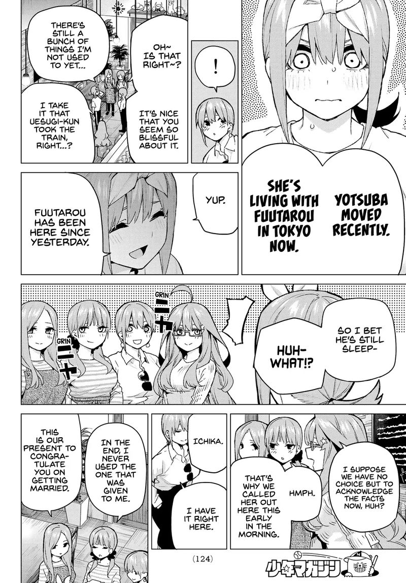 Go Toubun No Hanayome Chapter 121 Page 10