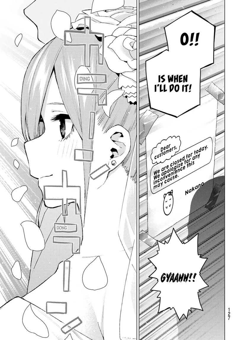 Go Toubun No Hanayome Chapter 121 Page 13