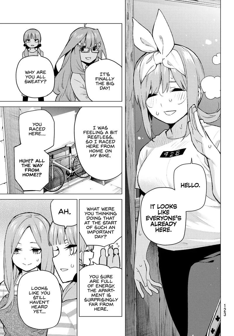 Go Toubun No Hanayome Chapter 121 Page 9