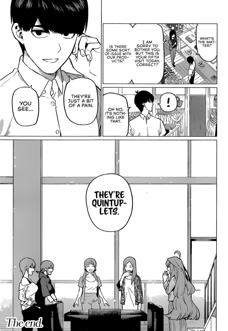 Go Toubun No Hanayome Chapter 123 Page 17