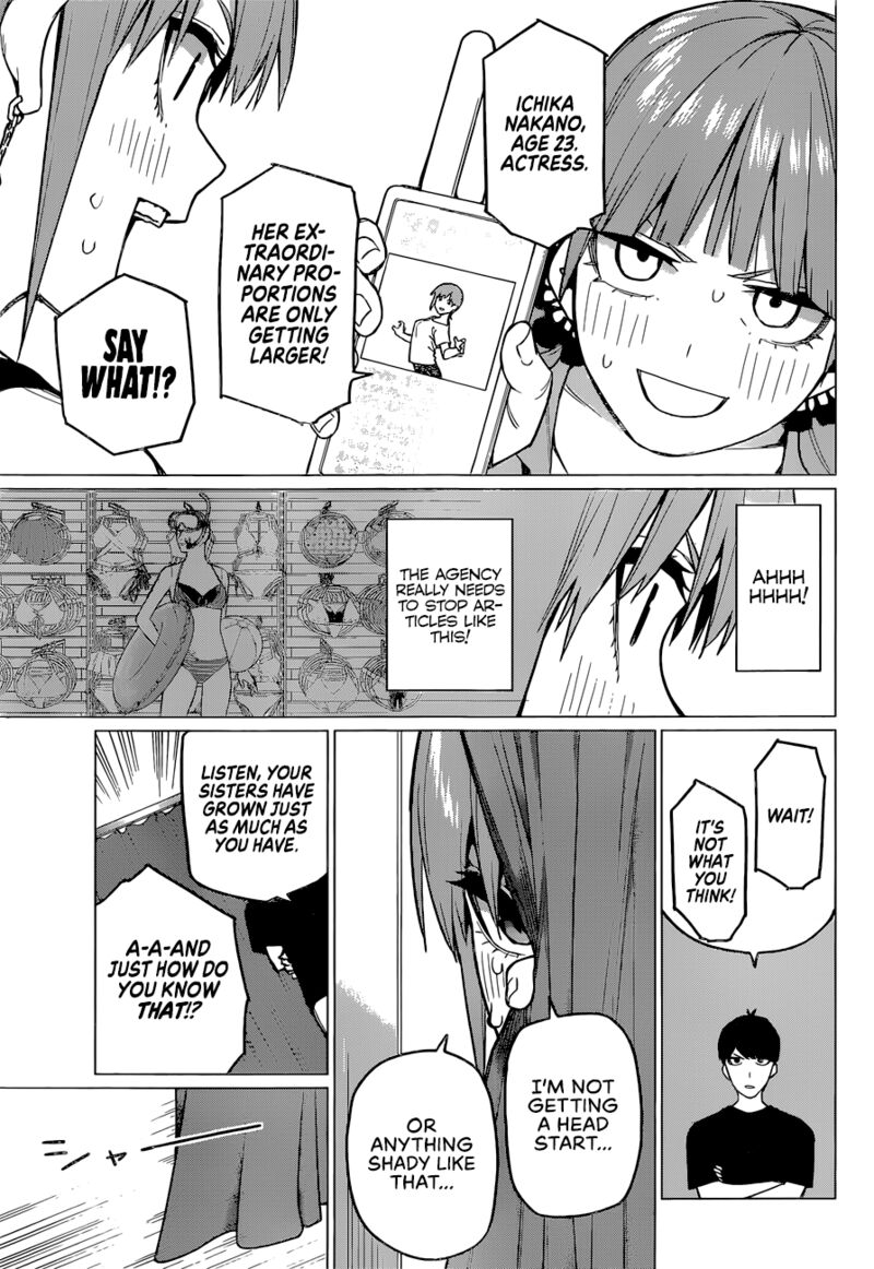 Go Toubun No Hanayome Chapter 123 Page 9