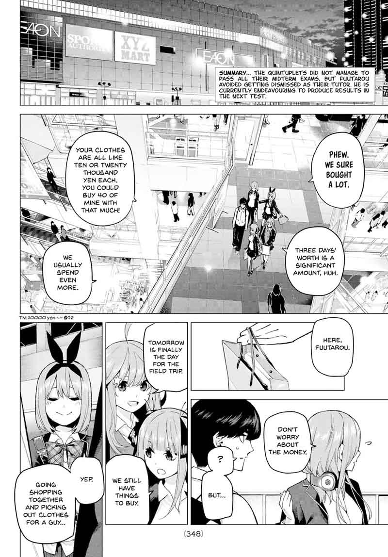 Go Toubun No Hanayome Chapter 23 Page 2