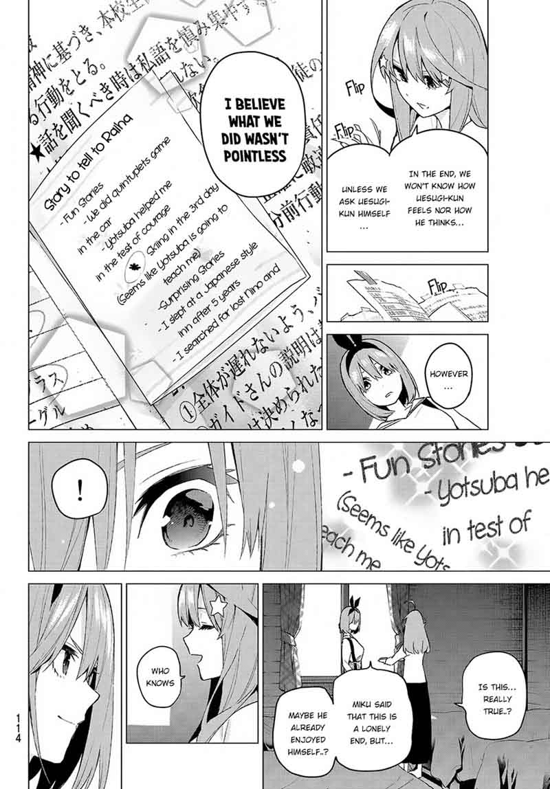 Go Toubun No Hanayome Chapter 31 Page 12