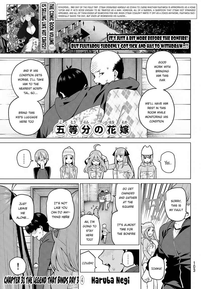 Go Toubun No Hanayome Chapter 31 Page 2