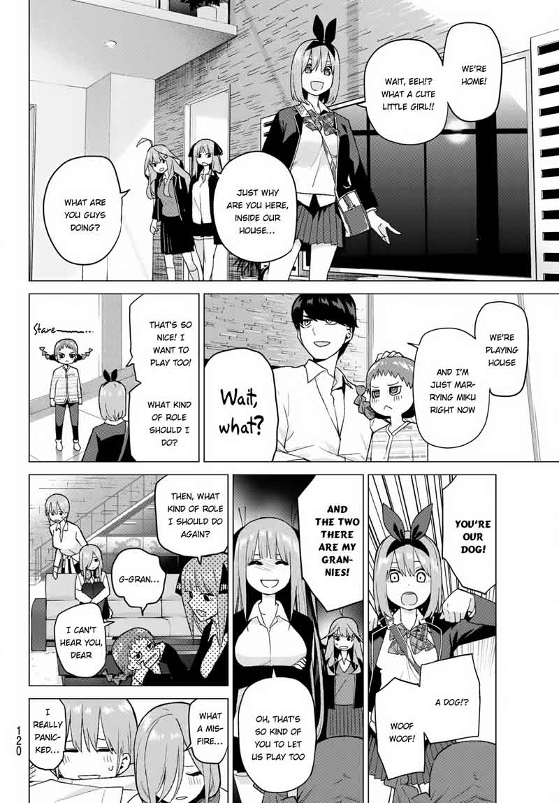 Go Toubun No Hanayome Chapter 38 Page 17