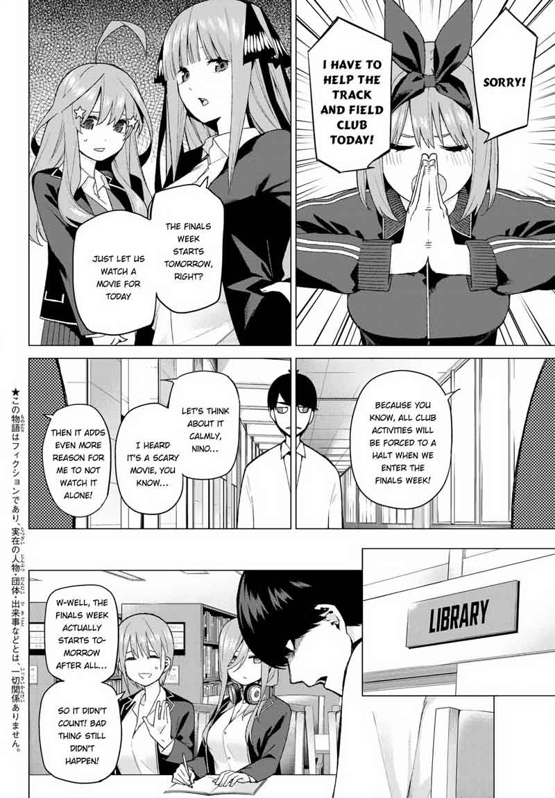 Go Toubun No Hanayome Chapter 38 Page 3