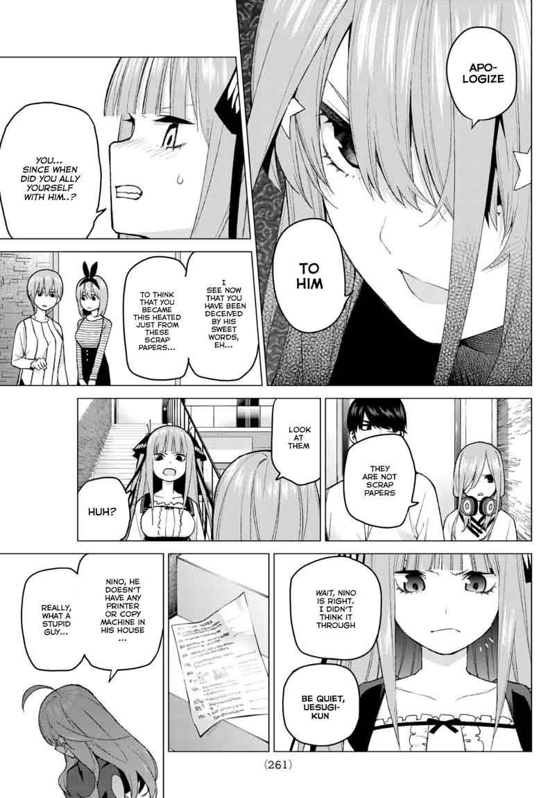 Go Toubun No Hanayome Chapter 40 Page 4