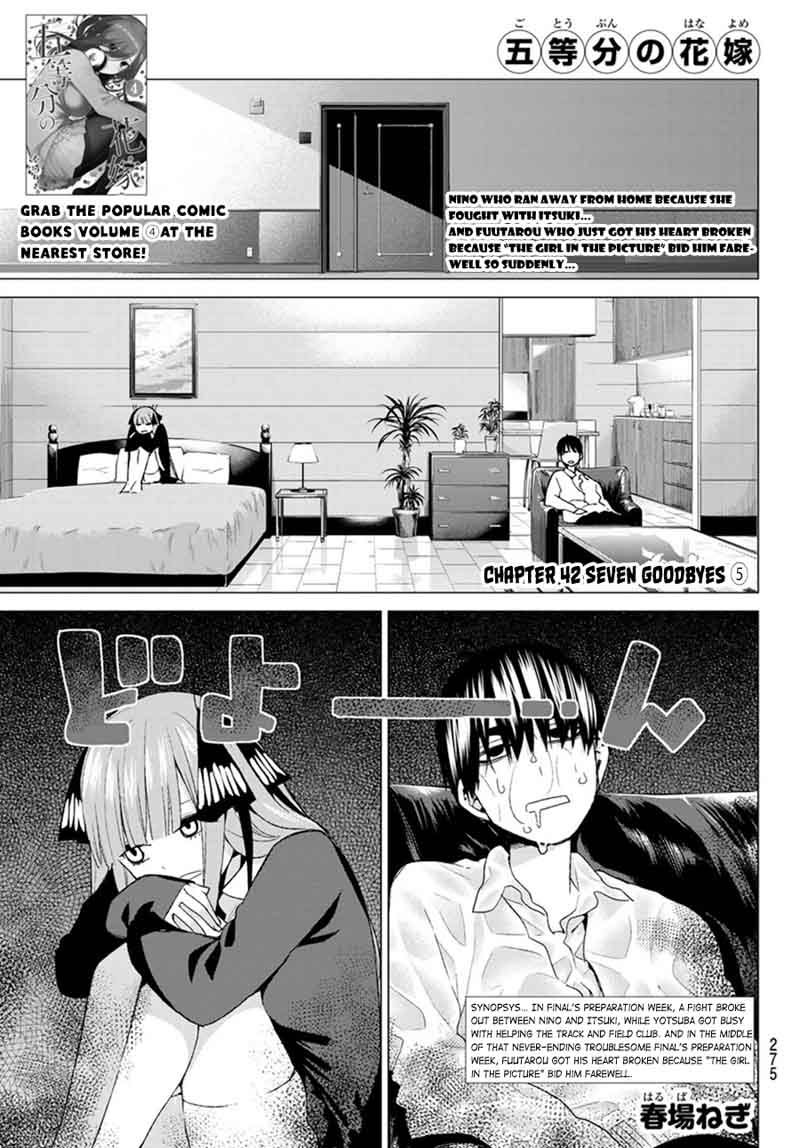 Go Toubun No Hanayome Chapter 43 Page 2