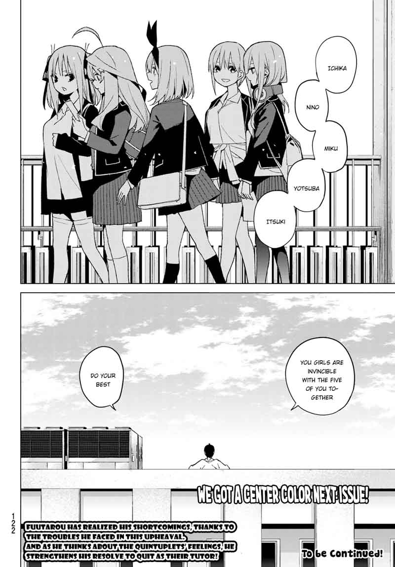 Go Toubun No Hanayome Chapter 48 Page 20