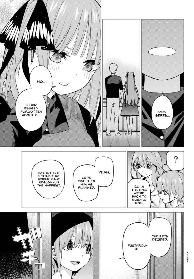 Go Toubun No Hanayome Chapter 51 Page 14