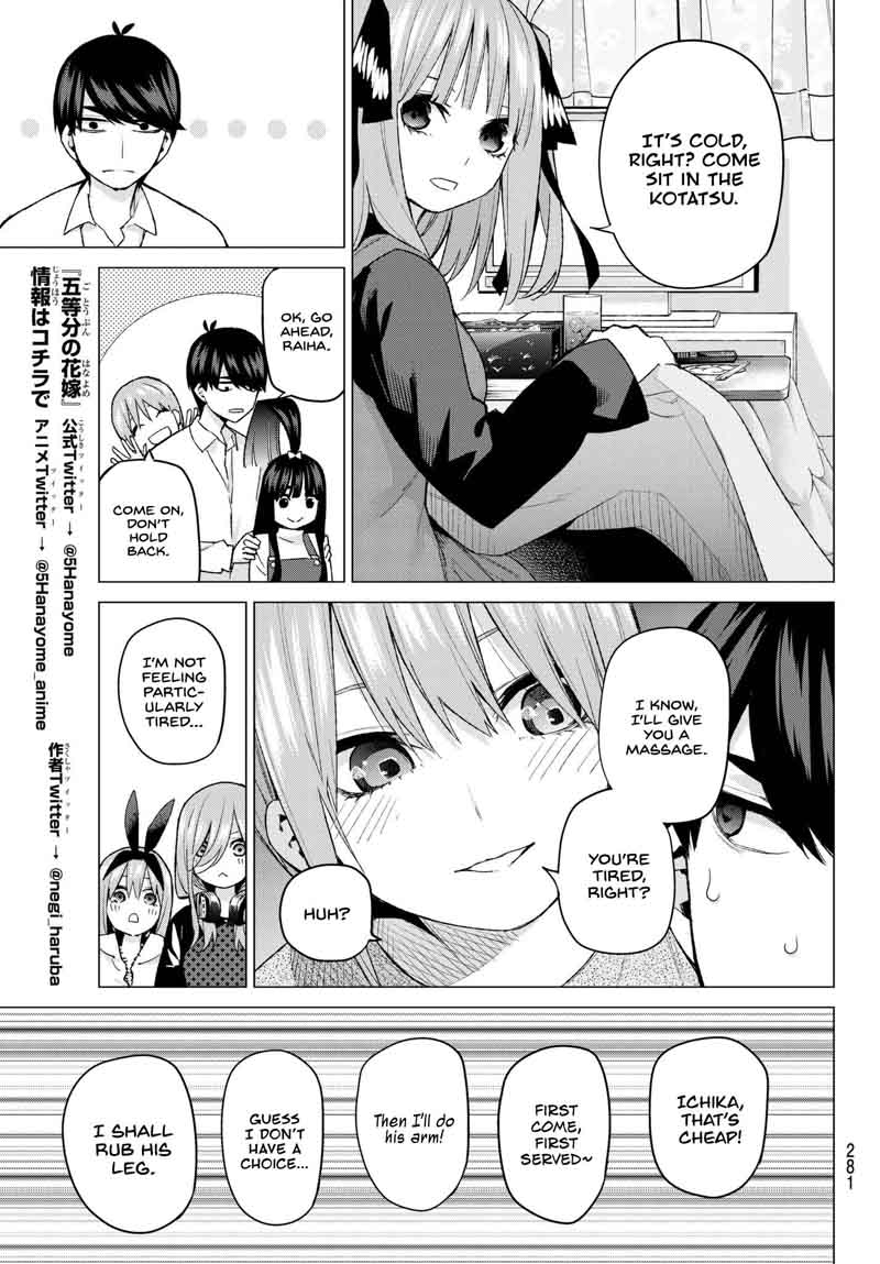 Go Toubun No Hanayome Chapter 51 Page 8