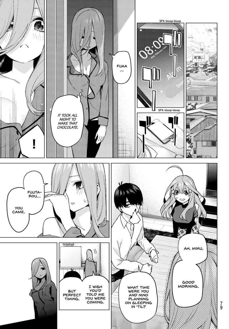 Go Toubun No Hanayome Chapter 55 Page 13