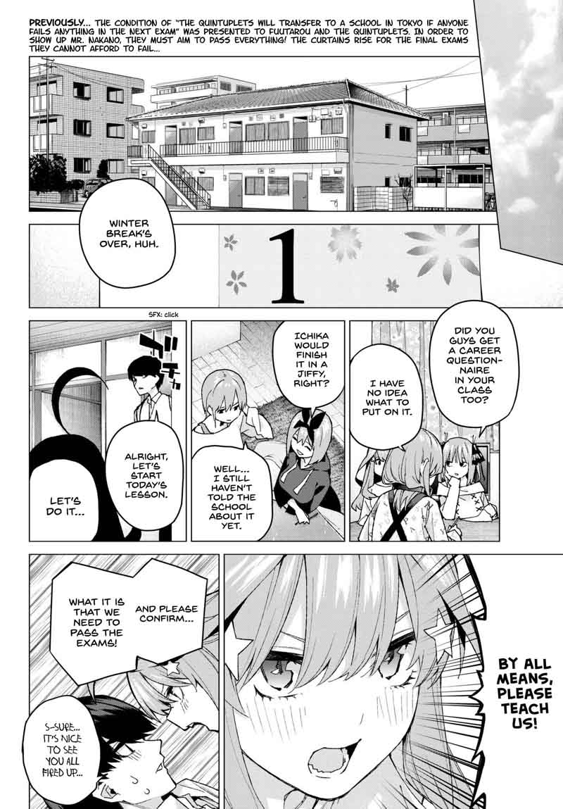 Go Toubun No Hanayome Chapter 55 Page 2