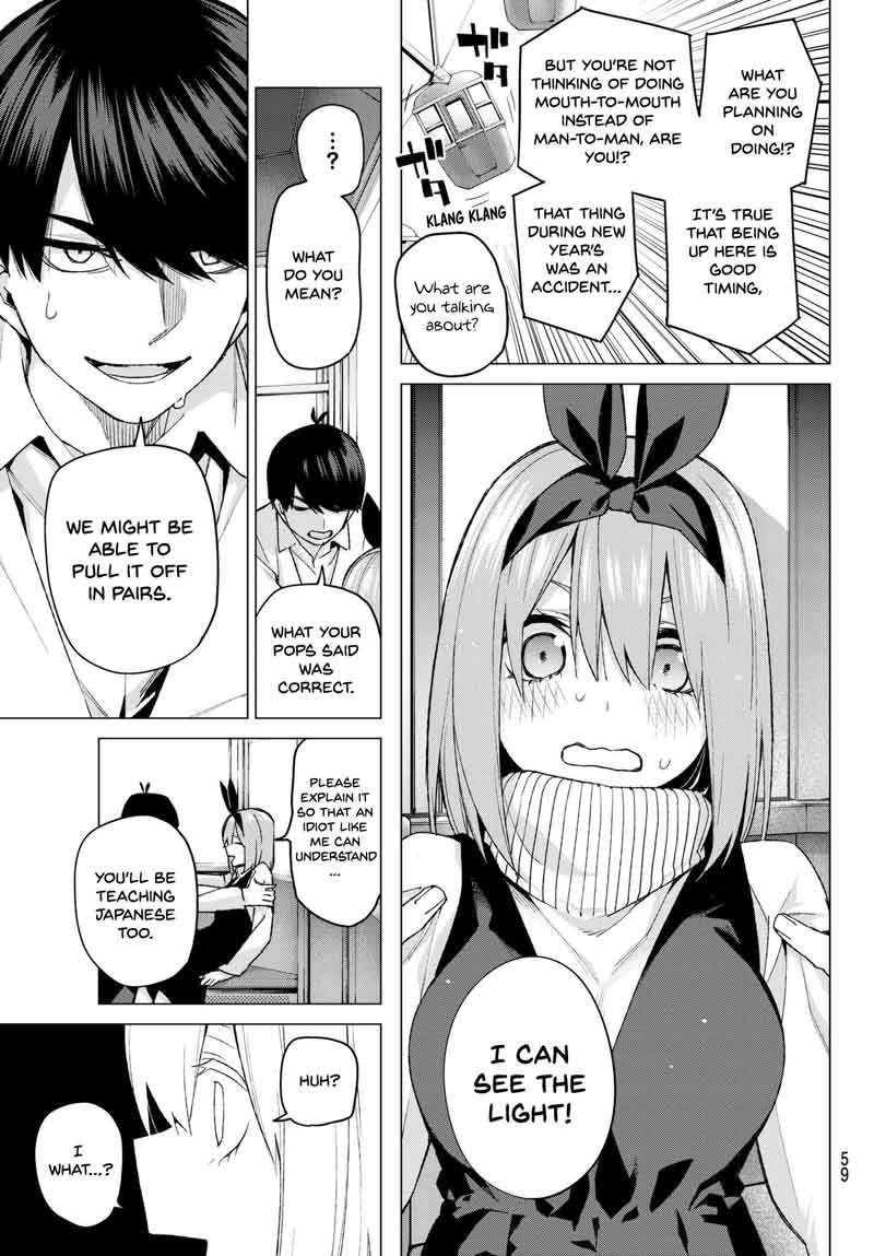 Go Toubun No Hanayome Chapter 56 Page 15