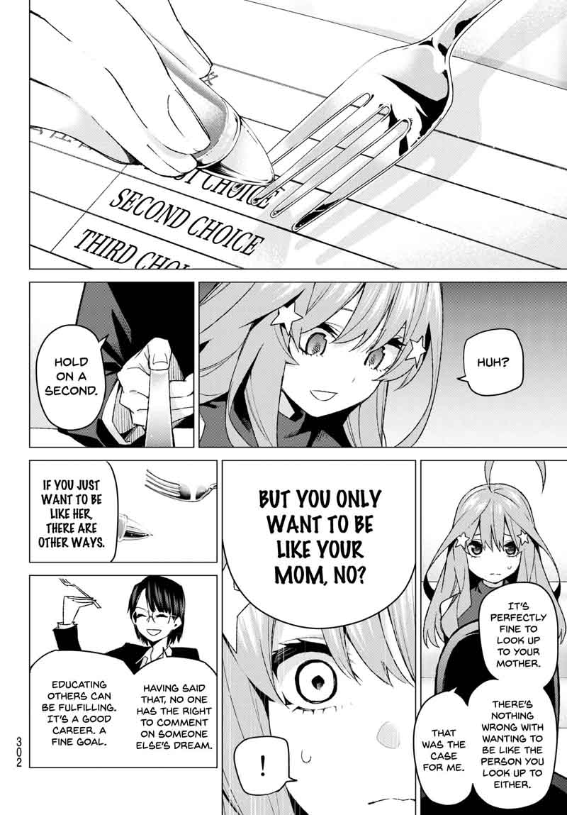 Go Toubun No Hanayome Chapter 57 Page 14