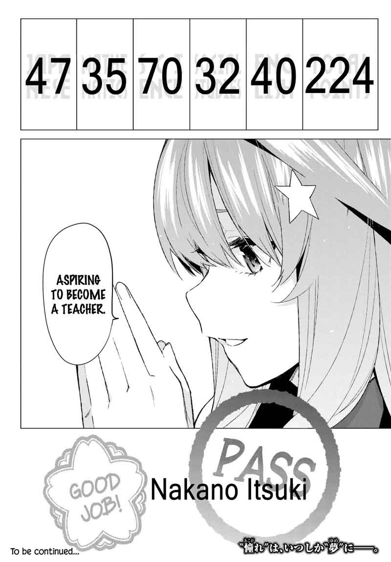 Go Toubun No Hanayome Chapter 57 Page 20