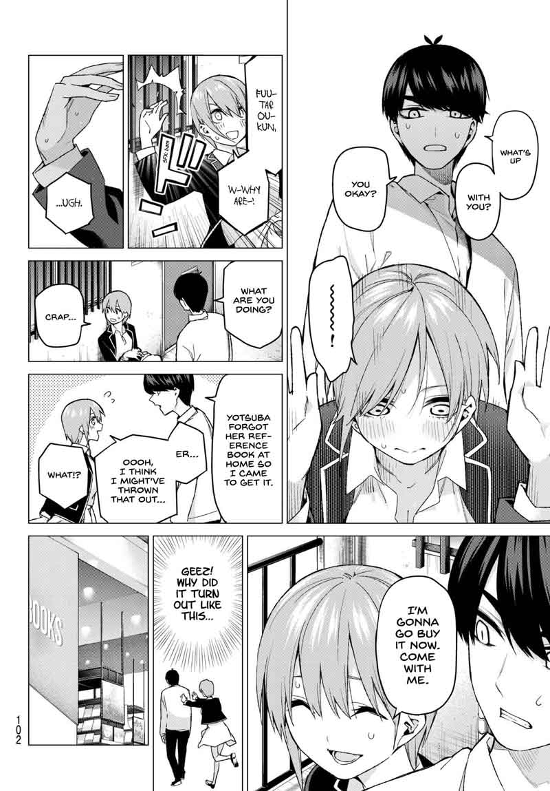 Go Toubun No Hanayome Chapter 58 Page 4