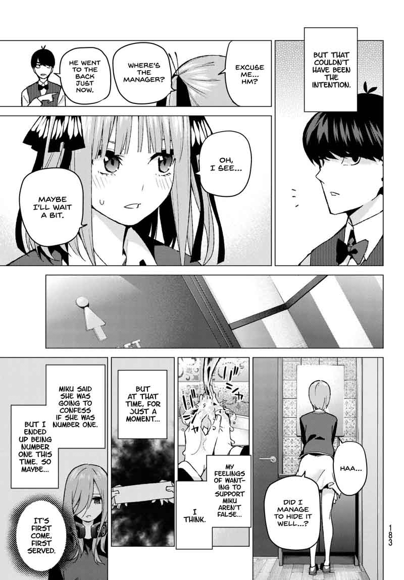 Go Toubun No Hanayome Chapter 60 Page 11