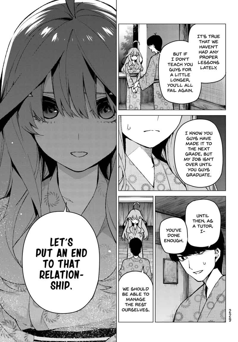 Go Toubun No Hanayome Chapter 62 Page 17