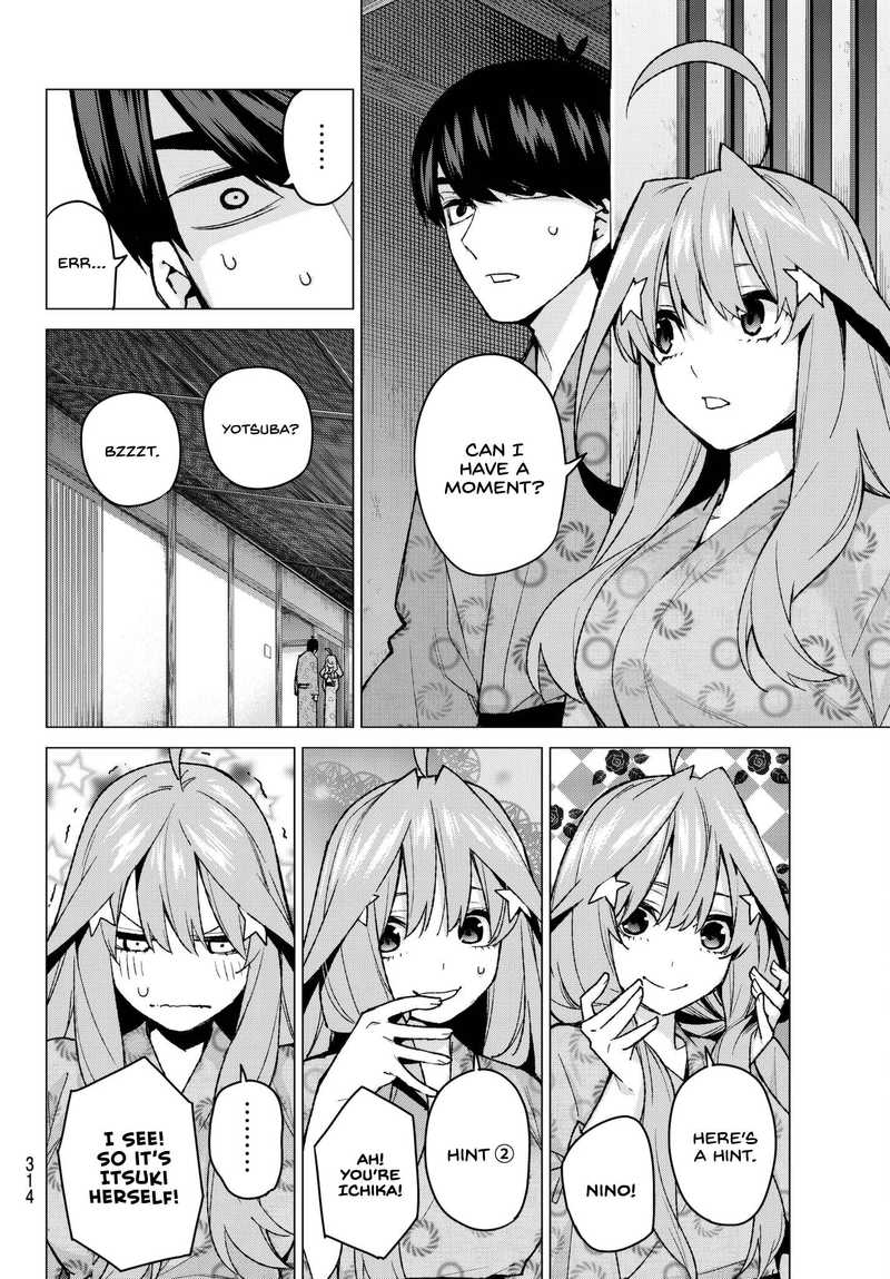 Go Toubun No Hanayome Chapter 64 Page 12