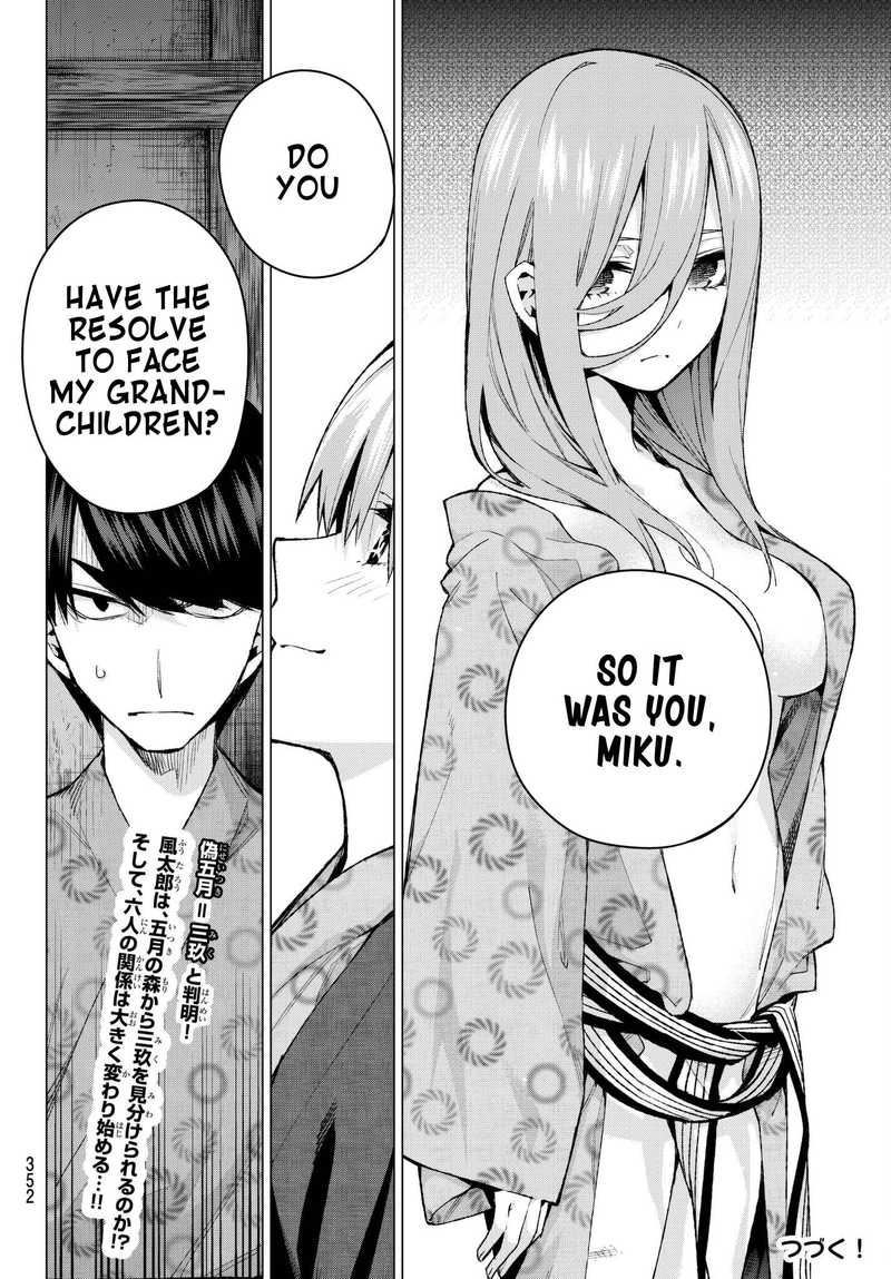 Go Toubun No Hanayome Chapter 66 Page 20