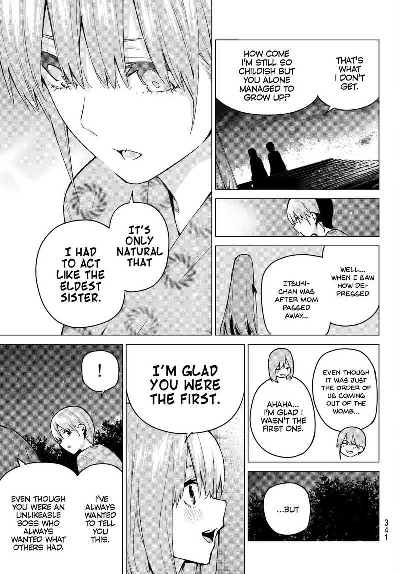 Go Toubun No Hanayome Chapter 66 Page 9