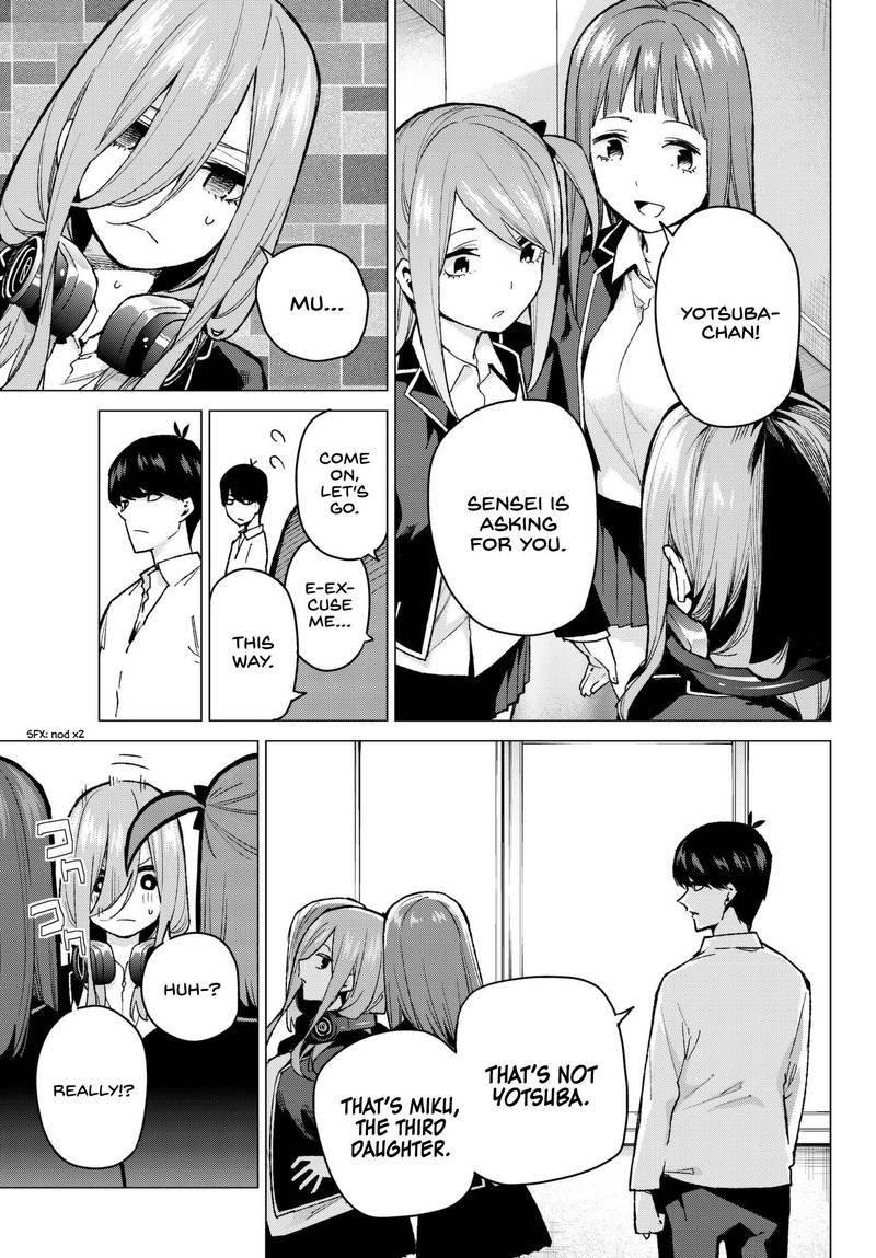 Go Toubun No Hanayome Chapter 70 Page 15