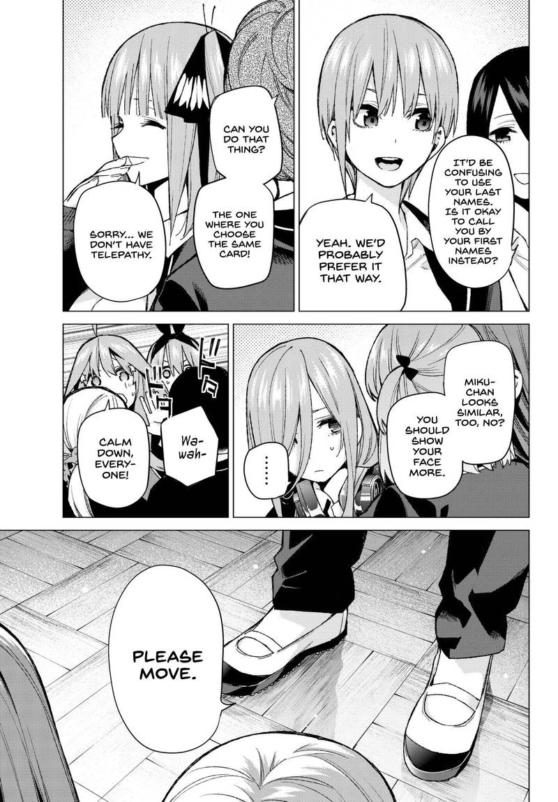 Go Toubun No Hanayome Chapter 70 Page 3