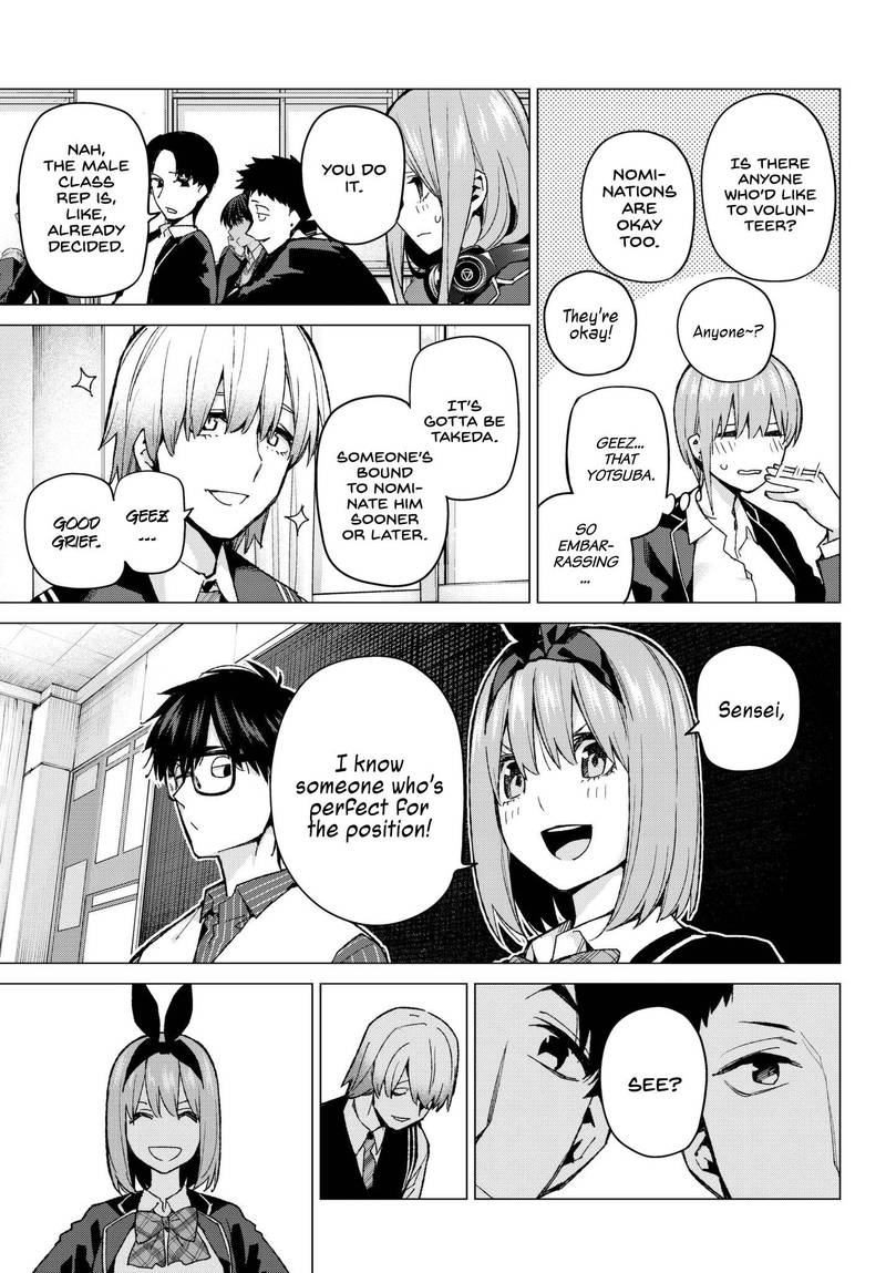 Go Toubun No Hanayome Chapter 70 Page 9