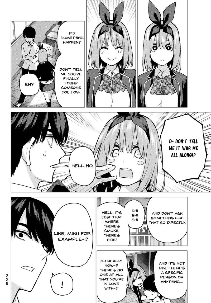 Go Toubun No Hanayome Chapter 72 Page 14